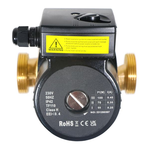 SPARES2GO Circulator Pump compatible with Grundfos UPS 15-50N Hot Water System