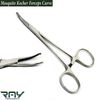 Hemostatic Mosquito Kocher Forceps Curved Surgical Locking Tissue Pliers