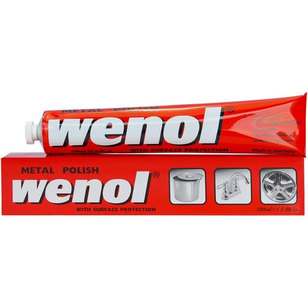 Wenol Silver Polish Polishes & Preserves Metal and Non-Metal Surfaces Great for Brass, Copper, Silver, Gold, Stainless Steel, Chrome, Tin, Aluminum, Painted Surfaces, Ceramic Tile and Fiberglass.