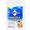 WellPatch Cooling Headache Pads 4 Count Migraine Relief Large Patch 24 Pads