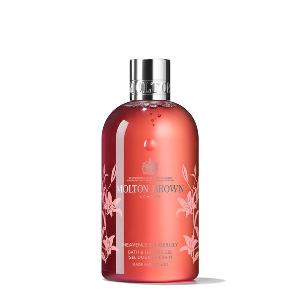 Molton Brown Ginger Lily Bath & Shower Gel, 10.1 fl oz (300 ml), Bubble Bath, Foam Bath, Body Care, Body Wash, Floral, Gift