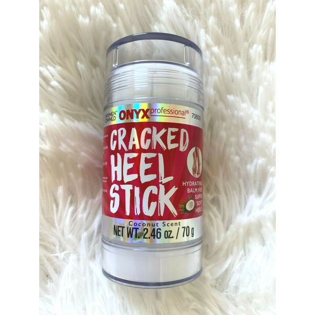 Onyx Cracked Heel Stick Hydrating Balm Coconut Scent 2.46 Oz Super Soft Heels