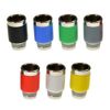 Armerah Stumpy 510 Drip Tip e-cig Mouthpiece Short/Teflon/Stainless 5 Pack in Assorted