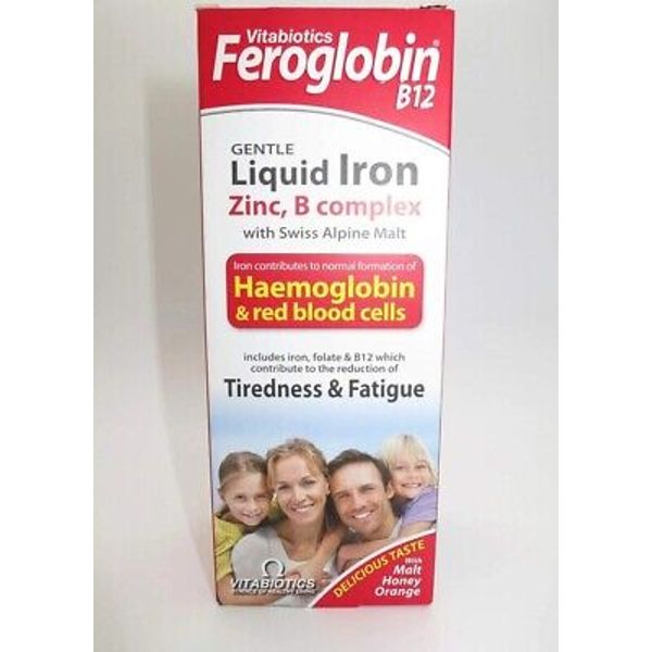 Vitabiotics Feroglobin-B12 Iron Supplement Liquid 200ml/ 1 Box