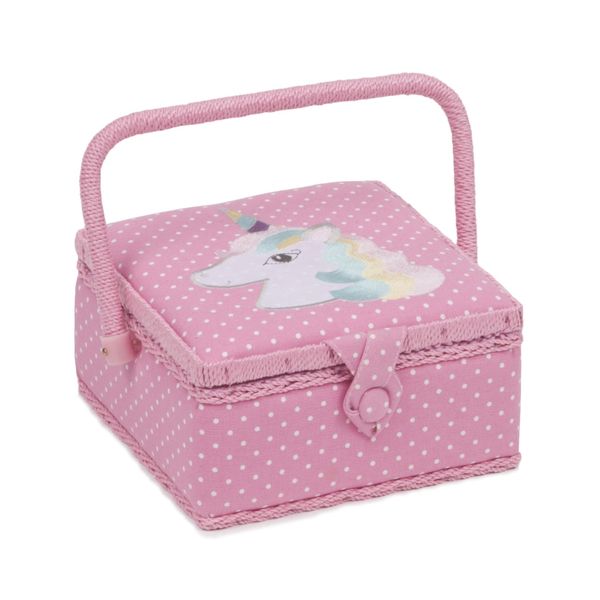 Hobby Gift Childrens Sewing Box, Unicorn, 20 x 20 x 11cm