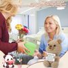 atimier Get Well Soon Gift - Handmade Crocheted Bear with Heartwarming Message