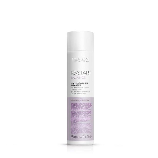 Revlon Professional Balance Scalp Soothing Cleanser, Sulfate Free Shampoo for Sensitive Scalp, to Soothe & Protect (250ml) Unisex