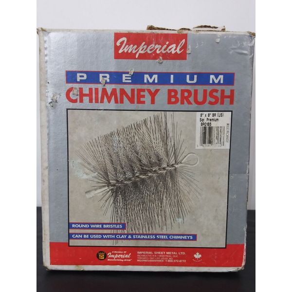 Imperial 8x8" Square Premium Chimney Brush New Open Box