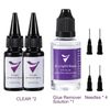 V Light Hair Extension Clear Glue