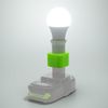 Portable LED Work Light For Ryobi 18V Series Lithium Battery E27 Bulb Lamp NEW