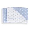 Italbaby 3 Piece Dotted Cot Sheet Set, Light Blue, Multi-Color, One Size