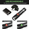 Super-Bright LED Tactical Flashlight Zoomable With Rechargeable Battery