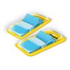 Post-it 680BB2 Standard Page Flags in Dispenser, Bright Blue, 100 Flags/Dispenser