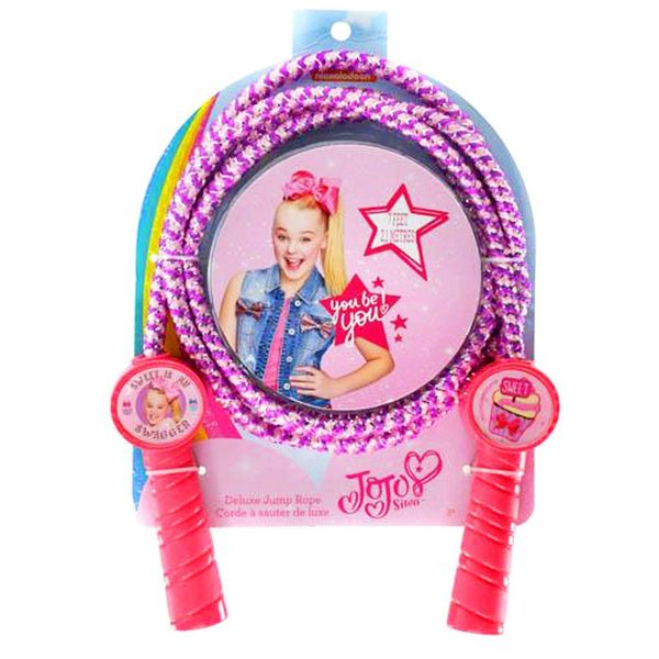 United Pacific Design JoJo Siwa Girls Deluxe Jump Rope 7 Feet Classic Outdoor Toy Promotes Exercise