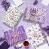 12 Sheets Blue Lavender Gift Wrapping Paper,20 x 27 inches