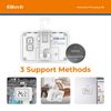 2 Pcs Digtal Fridge Freezer Thermometer Temperature Checker Hanging Hook Kitchen