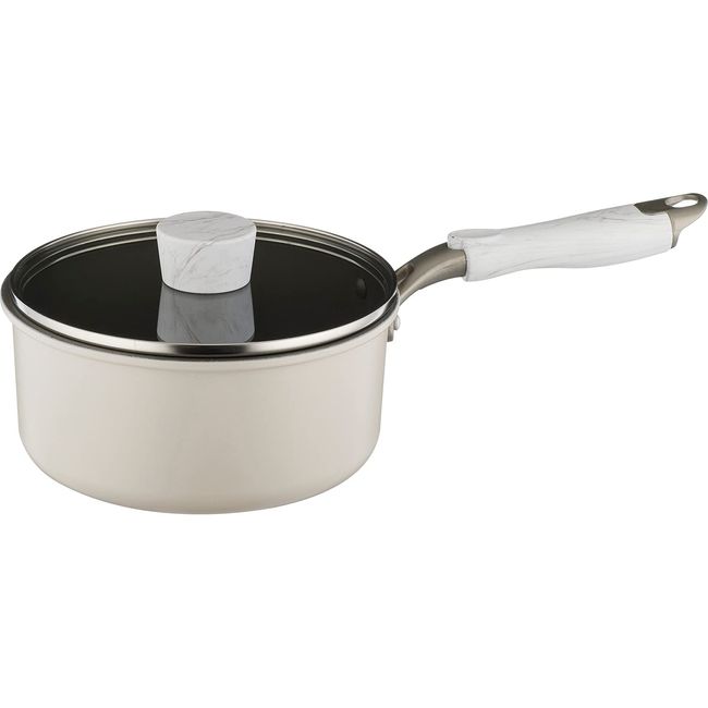 Wahei Freiz RB-2265 Anti-Bacterial One-Handled Pot, 7.1 inches (18 cm), Compatible with Induction and Gas