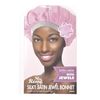 Silky Satin Jewel Bonnet Extra Large Pink