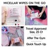 Garnier SkinActive Micellar Facial Cleanser & Makeup Remover Wipes, Gentle for All Skin Types (25 Wipes), 2 Count (Packaging May Vary)