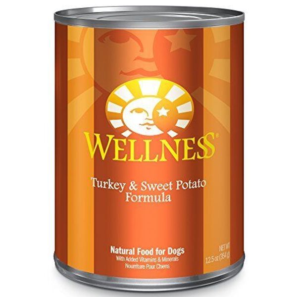 Wellness Complete Health Natural Wet Canned Dog Food Turkey & Sweet Potato,