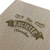 Set of 8 Raclette Coasters with Engraving, “Für Raclette” (German Language)