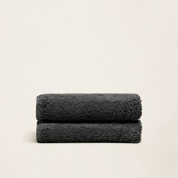 Serene Ultraplush Australian Cotton Towels - Charcoal / Washcloth (set of 2)