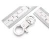 CRAFTMEMORE Trigger Lobster Claw Clasp Swivel Clip Snap Hook Circle Shape 4pcs VT366 (Gold)