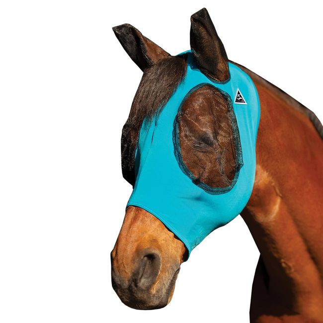 Professional`S Choice Comfort Fit Fly Mask HORSE Pacific Blue