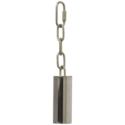 Caitec Paradise 1.25-Inch by 3-Inch Stainless Steel Pet Toy Bell, Medium