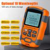 Portable Optical Multimeter, Mini Optical Fiber Power Meter with LED Light Measurement Range: -70~+10dbm