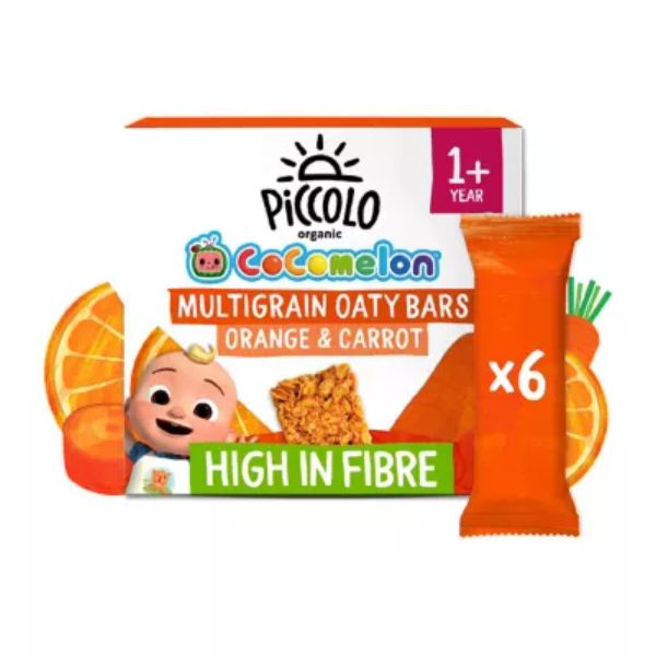 Piccolo Oaty Bar Carrot & Orange 20g 6s