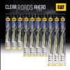 CAT Clarity Premium Replacement Windshield Wiper Blades 17 + 17 Inch (2 Pcs)