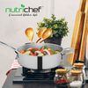 Nutrichef ACNCSSX45SPAN3 3.4-Quart Saute Pan With Lid