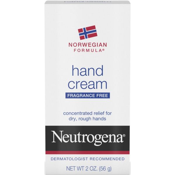 Neutrogena Hand Cream Norwegian Formula Fragrance Free For Chapped Skin 2 Oz