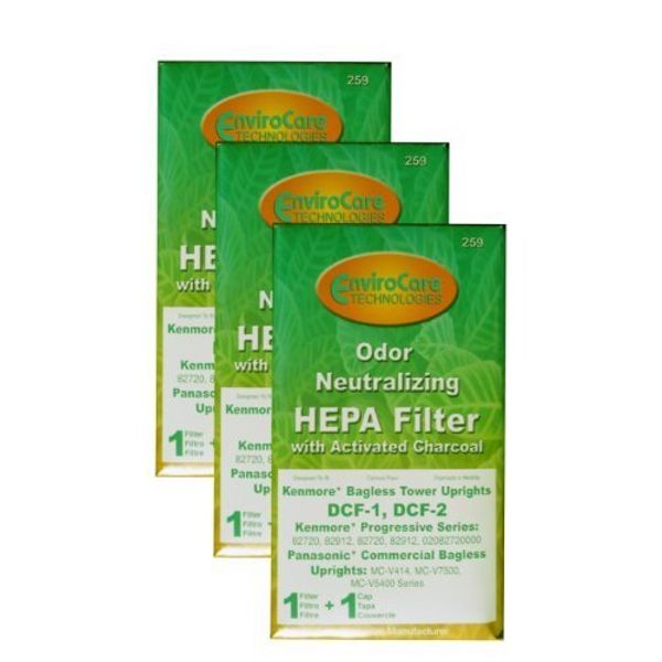 EnviroCare Replacement Tower HEPA Vacuum Filters for Kenmore Progressive Bagless