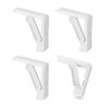 Metaltex 254508 White Plastic Tablecloth Clips x 4