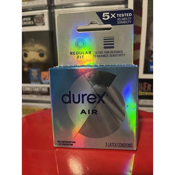 Durex Air - Pack of 3 ,X 5PACK EXP 08/2026