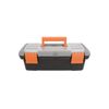 Mercury | Small durable plastic toolbox with tote tray and lid storage