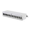 Patch panel desktop. grey light grey