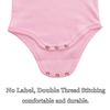 BINIDUCKLING Baby Mädchen Body Kurzarm 3-Pack Rosa 6 Monate