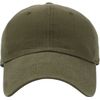 KB-LOW OLV Classic Cotton Dad Hat Adjustable Plain Cap. Polo Style Low Profile (Unstructured) (Classic) Olive Adjustable