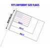 World Peace Map Blue 3 x 5 FT Flag + 6Ft Spinning Tangle Free Pole + Bracket