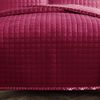 Bedspread Bed Throws for All season Comforter Set - Lightweight Embossed Pattern Silk Border Quilted Bed Cover Bedding Sets - Single, Red