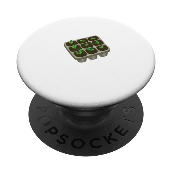 Seedling Tray with Saplings Gardening PopSockets Adhesive PopGrip