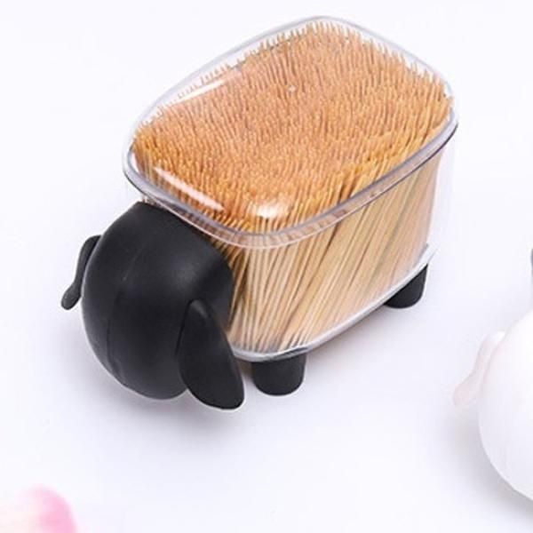 Kimming cotton swab cotton pad case cute self interior decoration black