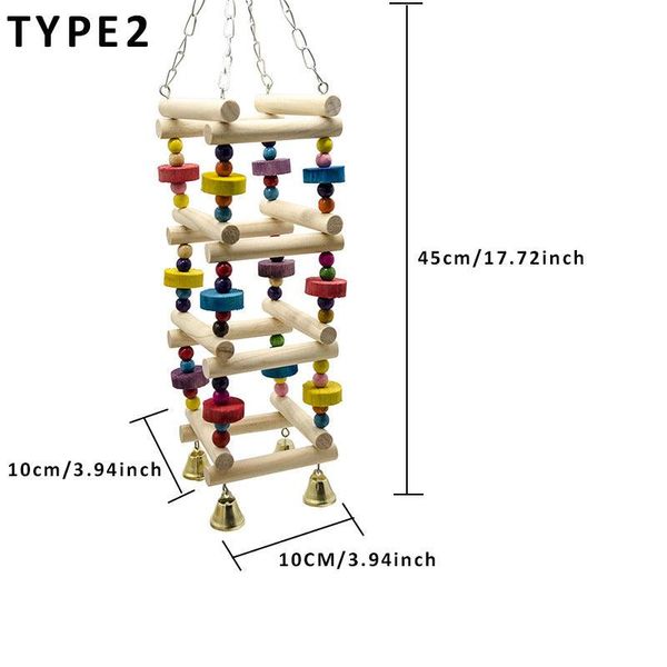 Parakeet Paradise Swing Set - 45X10Cm