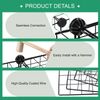 2PCS Wire Cube Storage 12-Cube Storage Organizer Wire Shelving Modular Bookshelf
