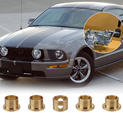 YIBEICO 5PCS Shifter Bush Bushing Kit for Mustang 2005-2010 T5WC TR3650 5 Speed, Remote Bronze Shifter for Ford Mustang 2005-2010 V6 & GT Applications,Improved Shifting Precision