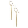 Elli Women Bar Drop Minimal Basic 925 Silver Gold Plated Earrings