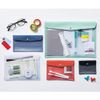 LIHIT LAB Antimicrobial PVC Envelope Case A5 ALCLEA Blue F7744-8